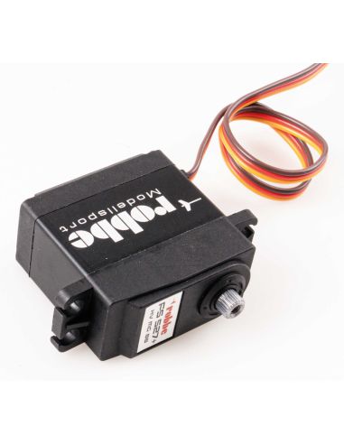 Servo numérique Robbe Modellsport FS 527+ BB MG HV avec boîtier partiel en aluminium et démarrage progressif