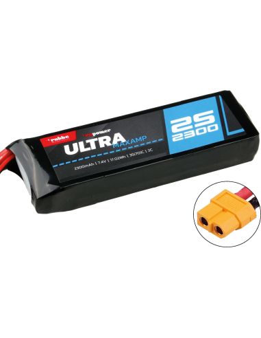 Batterie LiPo Robbe Modellsport RO-POWER ULTRA MAXAMP 2300 mAh 7,4 volts 35 (70)C