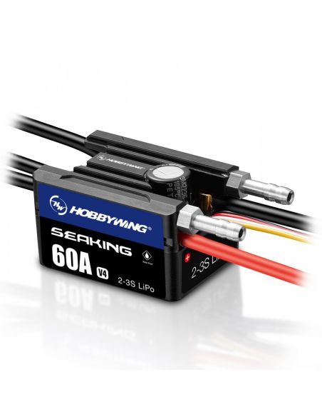 Variateur bateau Seaking 60A Boat ESC V4 2-3s LiPo