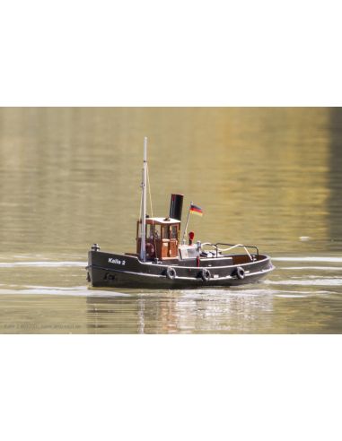 Kit de maquette radiocommandée du remorqueur à vapeur Kalle 2