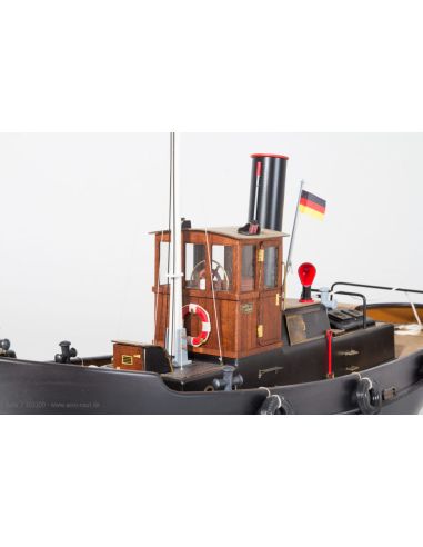 Kit de maquette radiocommandée du remorqueur à vapeur Kalle 2
