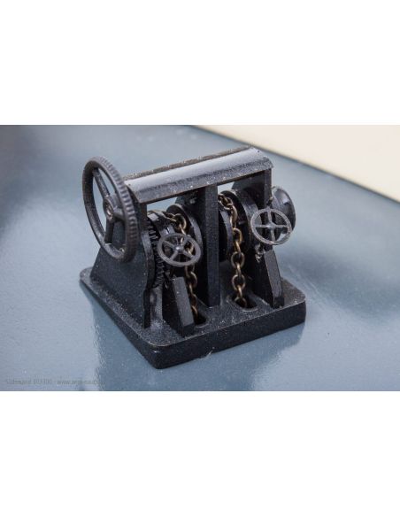 Maquette radiocommandée du remorqueur à vapeur Südersand