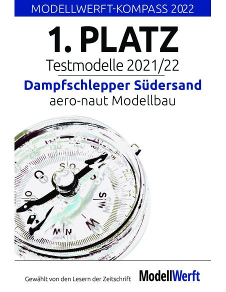 Maquette radiocommandée du remorqueur à vapeur Südersand