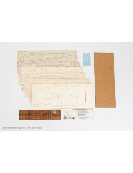 Maquette radiocommandée du remorqueur à vapeur Tim