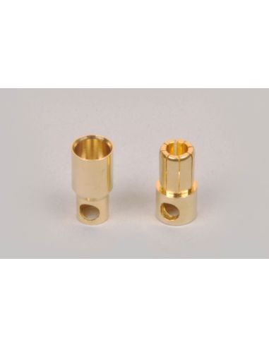 07908/01 Connecteur Or 8mm (2p) | Ventedemodelisme.fr