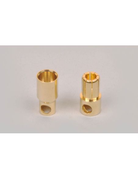 07908/01 Connecteur Or 8mm (2p) | Ventedemodelisme.fr