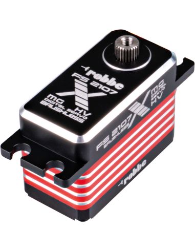 Servo moteur Robbe Modellsport FS 2107X HV MG Servo numérique sans balais Servo à couple élevé et profil bas