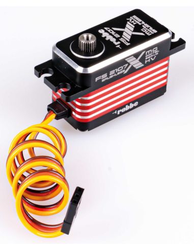 Servo moteur Robbe Modellsport FS 2107X HV MG Servo numérique sans balais Servo à couple élevé et profil bas