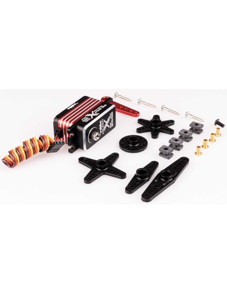 Servo moteur Robbe Modellsport FS 2107X HV MG Servo numérique sans balais Servo à couple élevé et profil bas