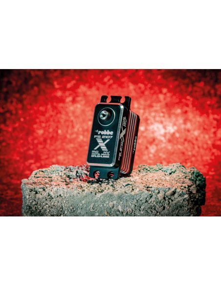 Servo moteur Robbe Modellsport FS 2107X HV MG Servo numérique sans balais Servo à couple élevé et profil bas