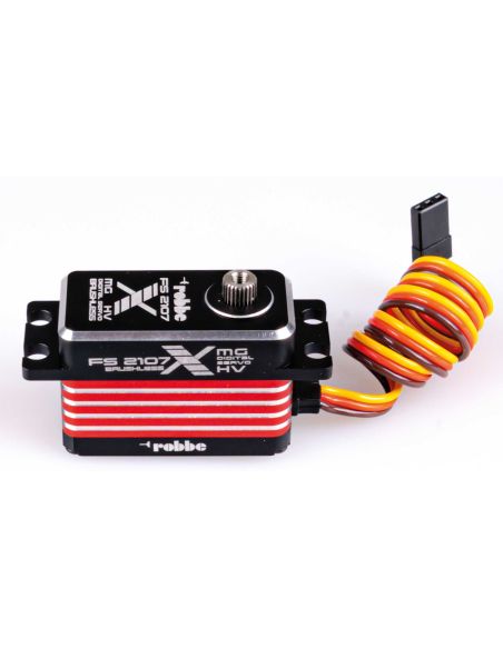 Servo moteur Robbe Modellsport FS 2107X HV MG Servo numérique sans balais Servo à couple élevé et profil bas