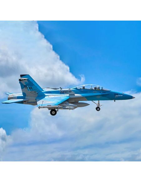 Avion radiocommandé JET 1/20 jet 64mm EDF F-18 (SIM) Hornet PNP kit | Ventedemodelisme.fr