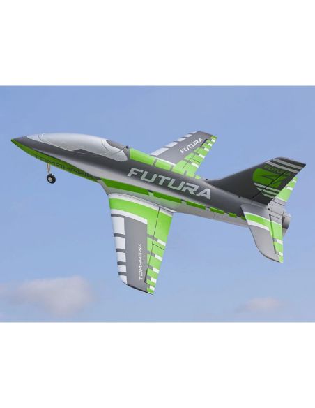 Avion radiocommandé, avion rc 1/18 Jet 64mm EDF Futura PNP kit (Green) | Ventedemodelisme.fr
