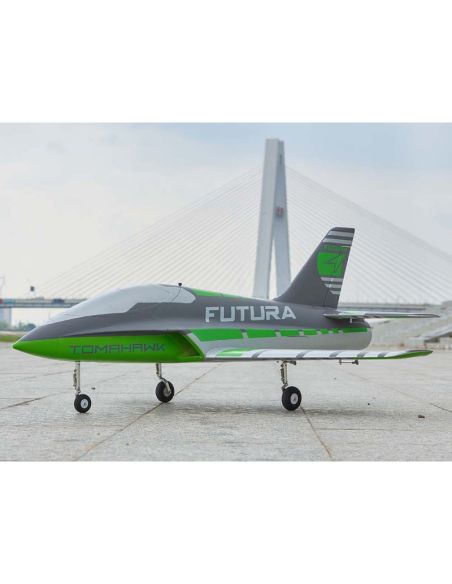 Avion radiocommandé, avion rc 1/18 Jet 64mm EDF Futura PNP kit (Green) | Ventedemodelisme.fr