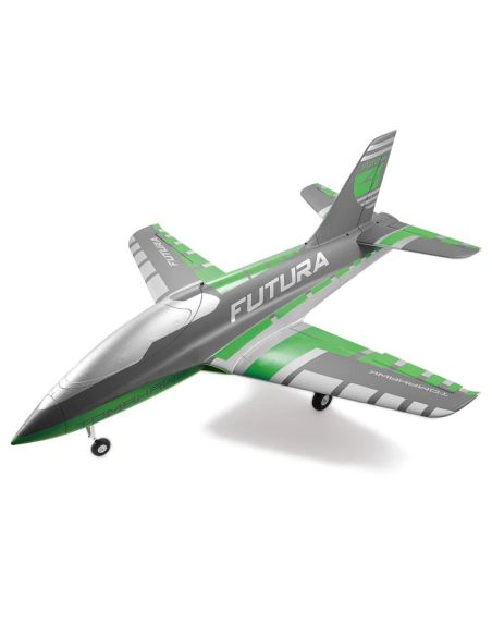 Avion radiocommandé, avion rc 1/18 Jet 64mm EDF Futura PNP kit (Green) | Ventedemodelisme.fr