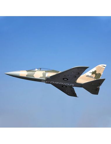 Avion rc 1/12 jet 90mm EDF 6S Super Scorpion V2 PNP kit - Camo | Ventedemodelisme.fr