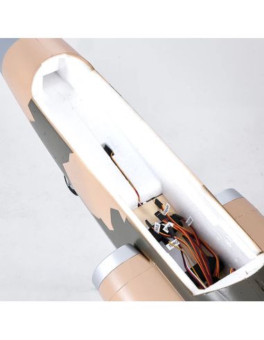 Avion rc 1/12 jet 90mm EDF 6S Super Scorpion V2 PNP kit - Camo | Ventedemodelisme.fr