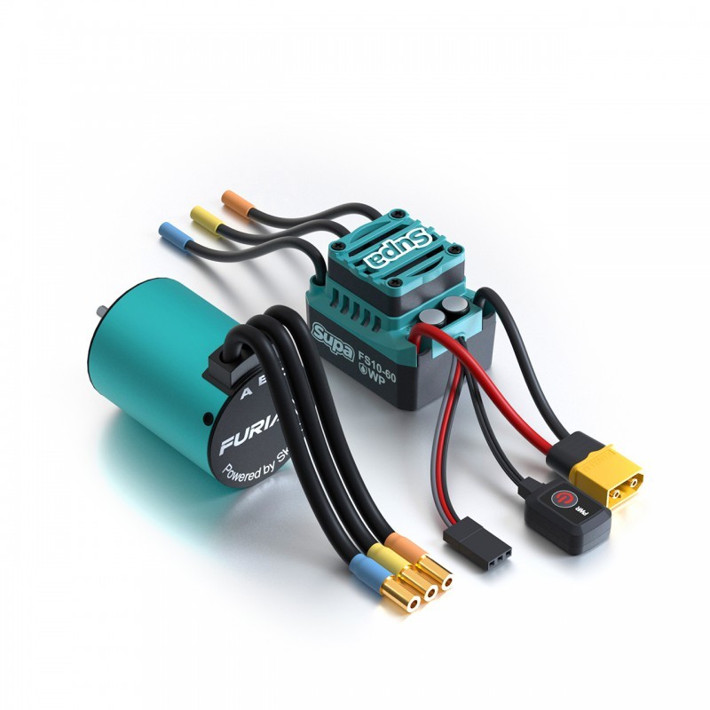 Ensemble variateur+moteur FuriaX Supa 60A Combo set 3100KV | Ventedemodelisme.fr