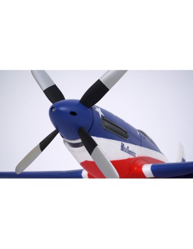 Avion de vitesse 1/10 Plane 1100mm P51D Miss America PNP kit w/ reflex | Ventedemodelisme.fr