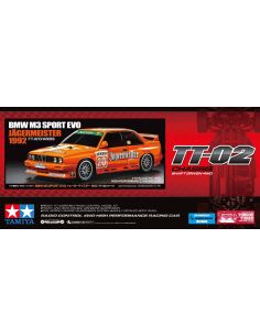 Voiture Rc BMW M3 Sport EVO 1992 TT-02 1/10 | Ventedemodelisme.fr