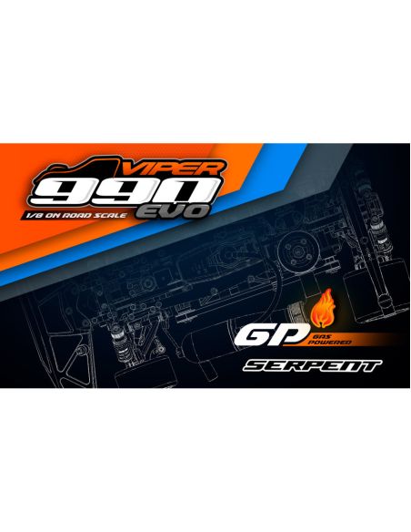 Voiture rc Serpent I Viper 990 evo 4wd 1/8 GP (SER903021)