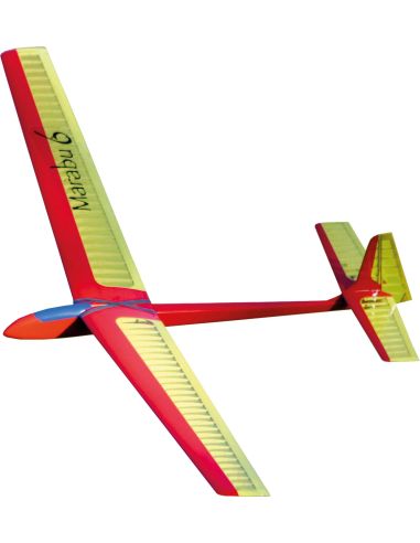 Robbe Modellsport Marabu 6 Kit de construction en bois Retro-Line Modèle de planeur, ou modèle électrique