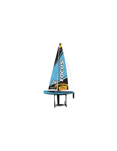 Voilier de course Focus III 100 cm RTR bleu