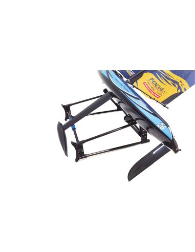 Voilier de course Focus III 100 cm RTR bleu