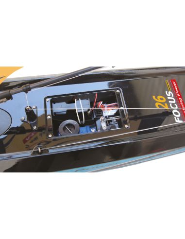 Voilier de course Focus III 100 cm RTR bleu