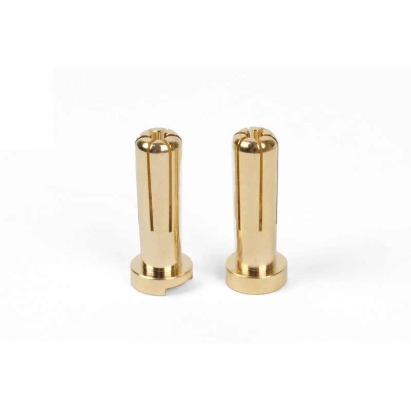 Connecteurs or 5mm (2p)