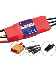 Robbe Modellsport RO-CONTROL 6-80 V2 3-6S -80(100A) 5V/7A SWITCH BEC Regler