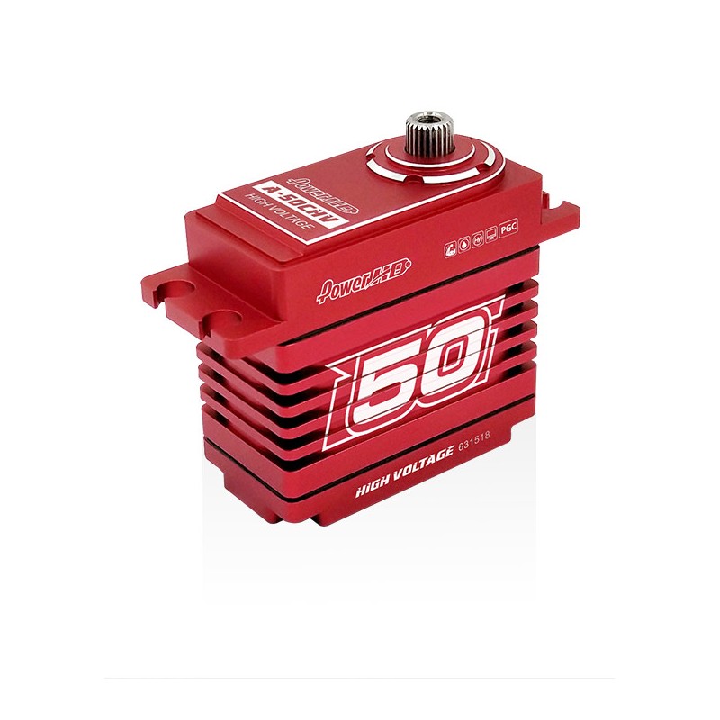 Servo Power HD A-50CHV Avion Coreless Alu HV Prog (50kg/0.16s)