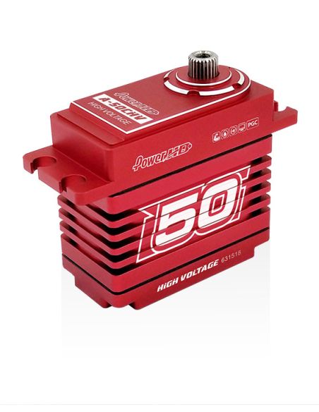 Servo Power HD A-50CHV Avion Coreless Alu HV Prog (50kg/0.16s)