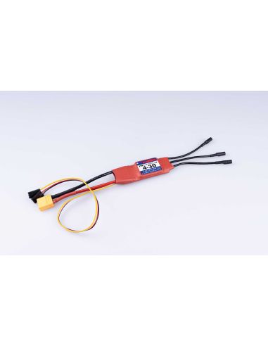 Variateur Robbe Modellsport RO-CONTROL 4-30 V2 3-4S -30(50)A 5V/5A Régulateur Switch BEC