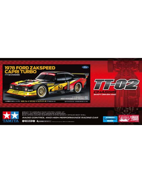 Voiture Ford Zakspeed Capri Turbo 1978 1/10