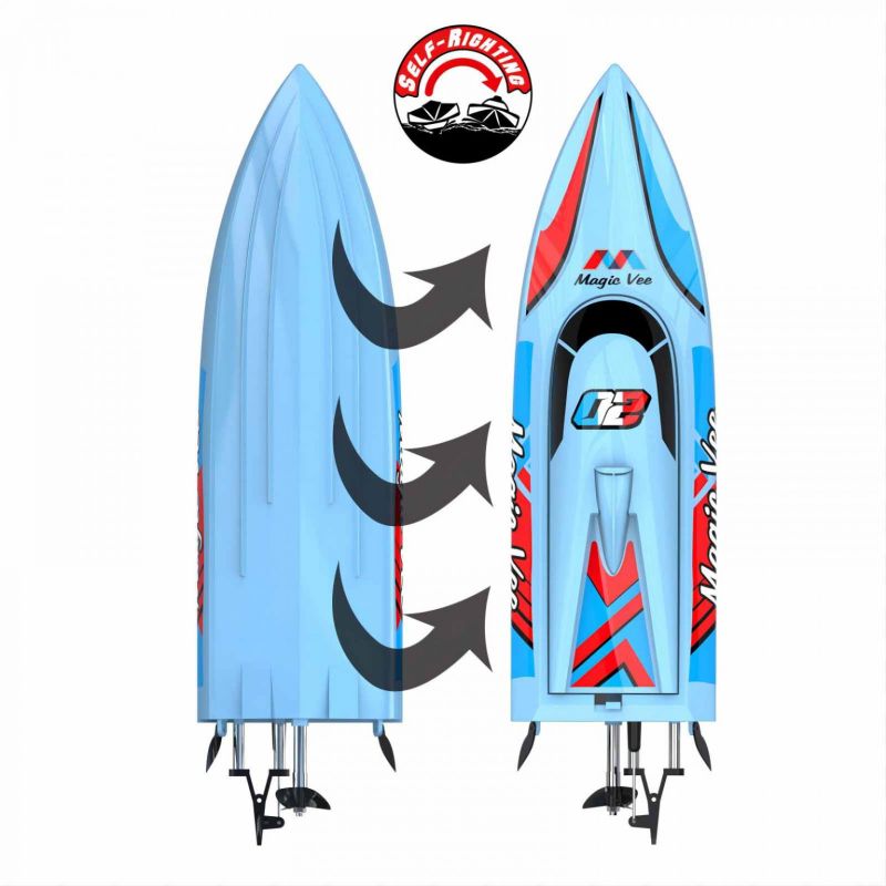 Bateau rc, Bateau Joysway Magic Vee V6 Electric ABS 270mm Brushed 2.4G RTR