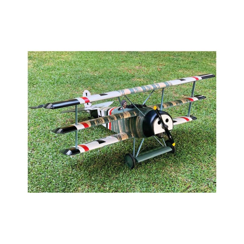 Avion rc, avion radiocommandé, VQ Fokker Dr.1 25cc camo version