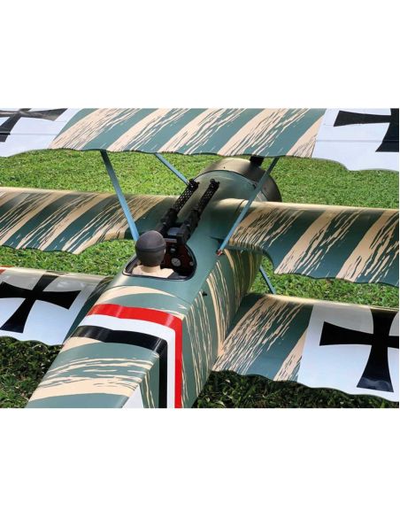 Avion rc, avion radiocommandé, VQ Fokker Dr.1 25cc camo version