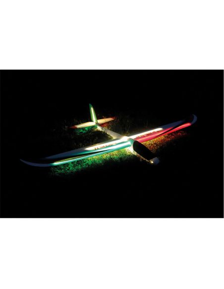 Planeur rc, radiocommandé, Robbe Modellsport ARCUS II NIGHT PNP AVEC LEDS PLANEUR RC