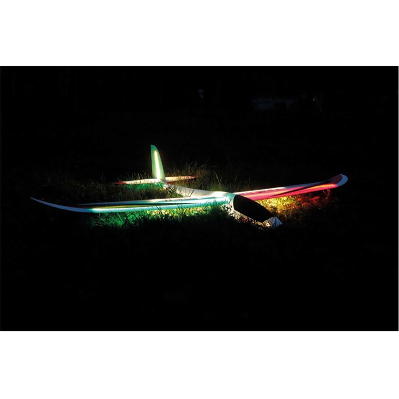 Planeur rc, radiocommandé, Robbe Modellsport ARCUS II NIGHT PNP AVEC LEDS PLANEUR RC