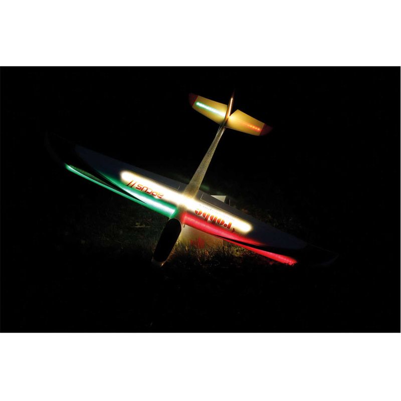Planeur rc, radiocommandé, Robbe Modellsport ARCUS II NIGHT PNP AVEC LEDS PLANEUR RC