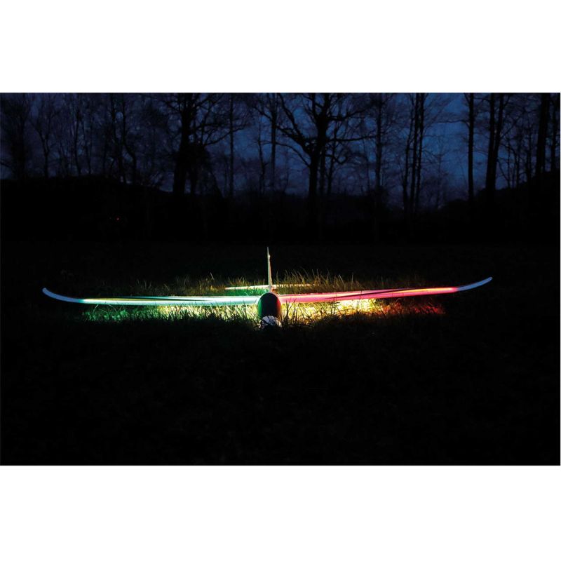 Planeur rc, radiocommandé, Robbe Modellsport ARCUS II NIGHT PNP AVEC LEDS PLANEUR RC