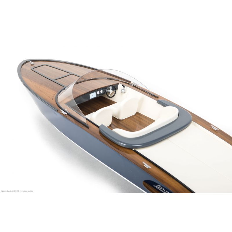 Bateau rc, Kit de modèle réduit de bateau de sport Azzurra