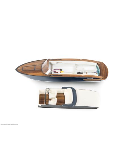 Bateau rc, Kit de modèle réduit de bateau de sport Azzurra