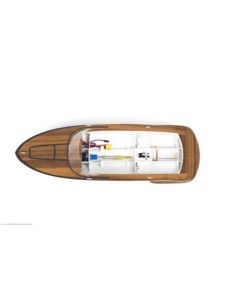 Bateau rc, Kit de modèle réduit de bateau de sport Azzurra