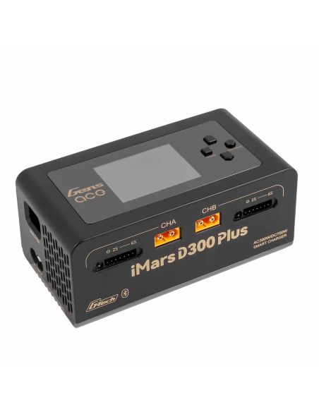 Chargeur GensAce Chargeur iMars D300 PLUS Dual Channel (UK) Noir