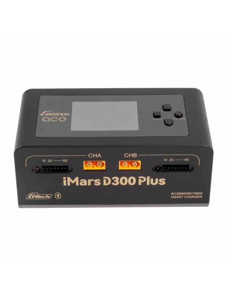 Chargeur GensAce Chargeur iMars D300 PLUS Dual Channel (UK) Noir