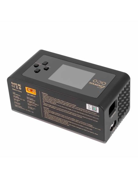 Chargeur d'accus GensAce Chargeur iMars D300 PLUS Dual Channel (EU) Noir