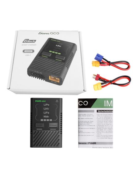 Chargeur d'accus, GensAce Chargeur iMars Mini 60W USB-C (2-4S)