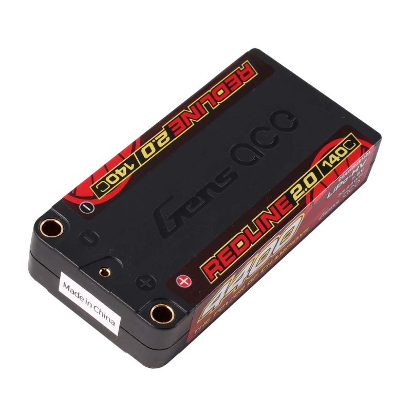 Accu GensAce Redline 2.0 Shorty 2S HV 7.6V-140C-4400 96x47x18.5mm 160g